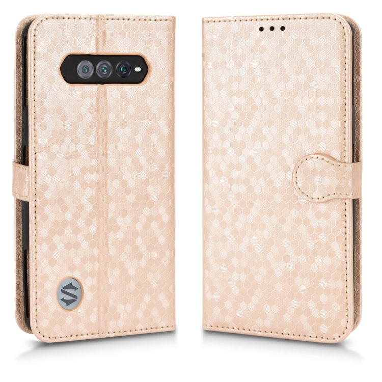 For Xiaomi Black Shark 5 RS Honeycomb Dot Texture Leather Phone Case