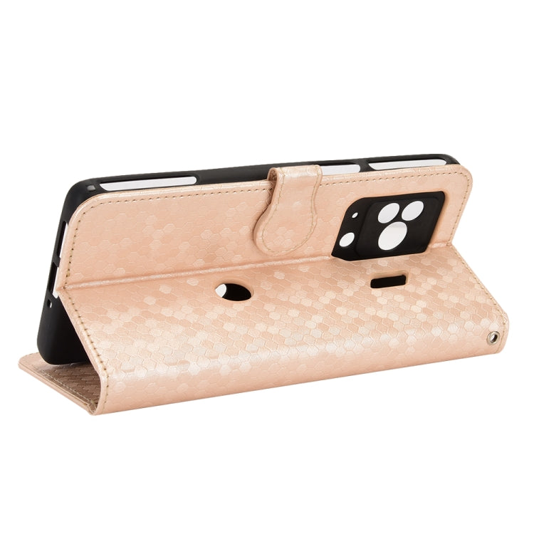 For Xiaomi Black Shark 5 Pro Honeycomb Dot Texture Leather Phone Case