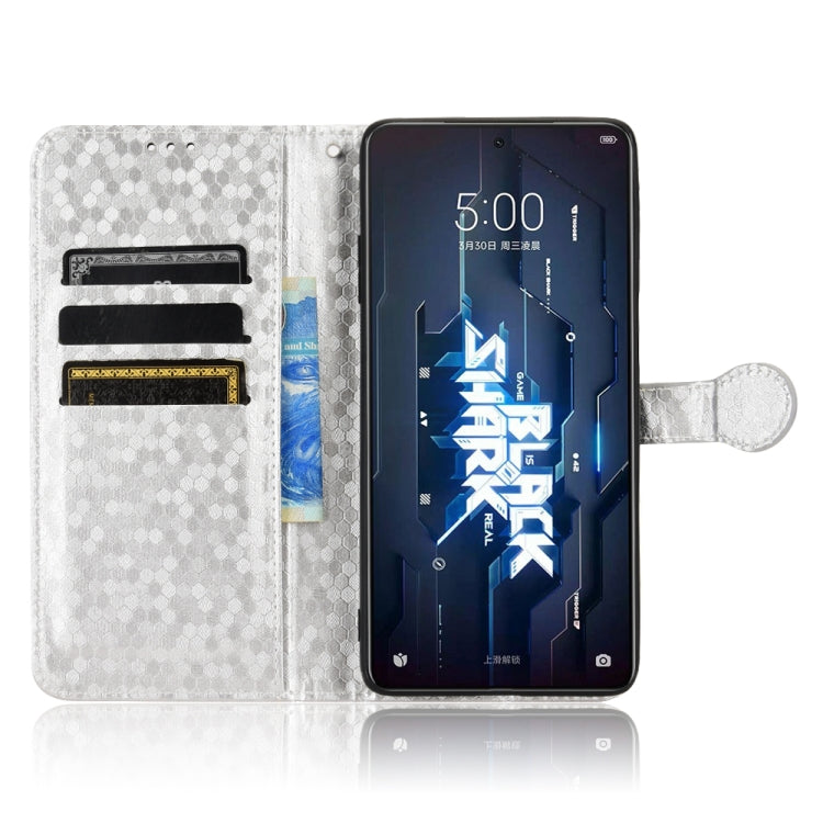 For Xiaomi Black Shark 5 Pro Honeycomb Dot Texture Leather Phone Case