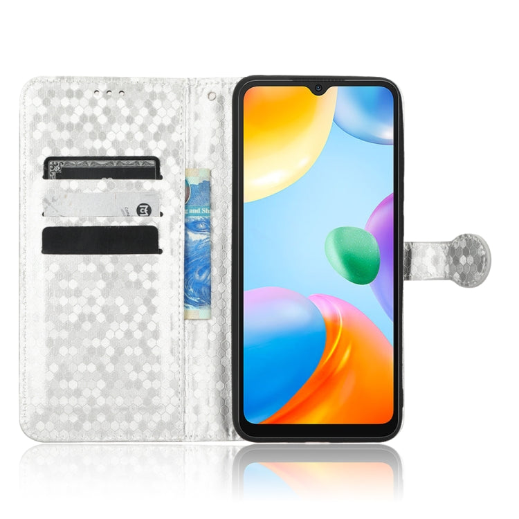 For Xiaomi Redmi 10C Honeycomb Dot Texture Leather Phone Case