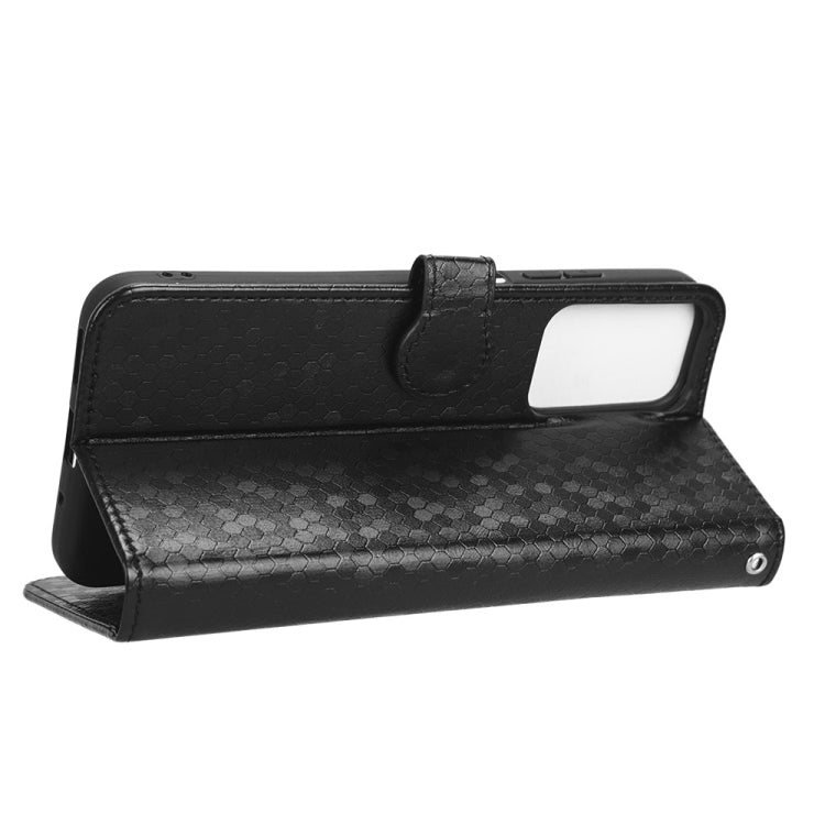 For Xiaomi Redmi 11 Prime 4G Honeycomb Dot Texture Leather Phone Case