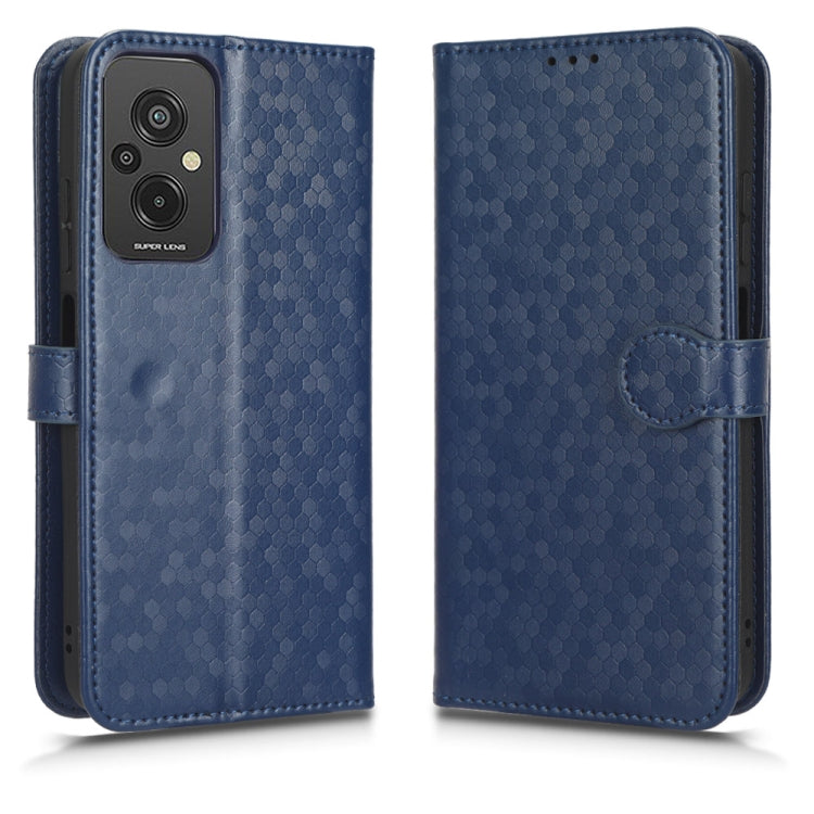 For Xiaomi Redmi 11 Prime 4G Honeycomb Dot Texture Leather Phone Case