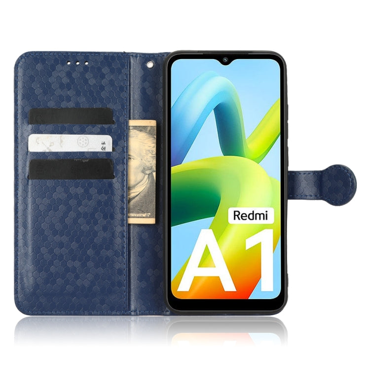 For Xiaomi Redmi A1 Honeycomb Dot Texture Leather Phone Case