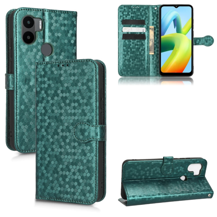 For Xiaomi Redmi A1+ 4G Honeycomb Dot Texture Leather Phone Case