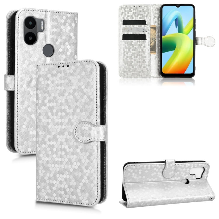 For Xiaomi Redmi A1+ 4G Honeycomb Dot Texture Leather Phone Case