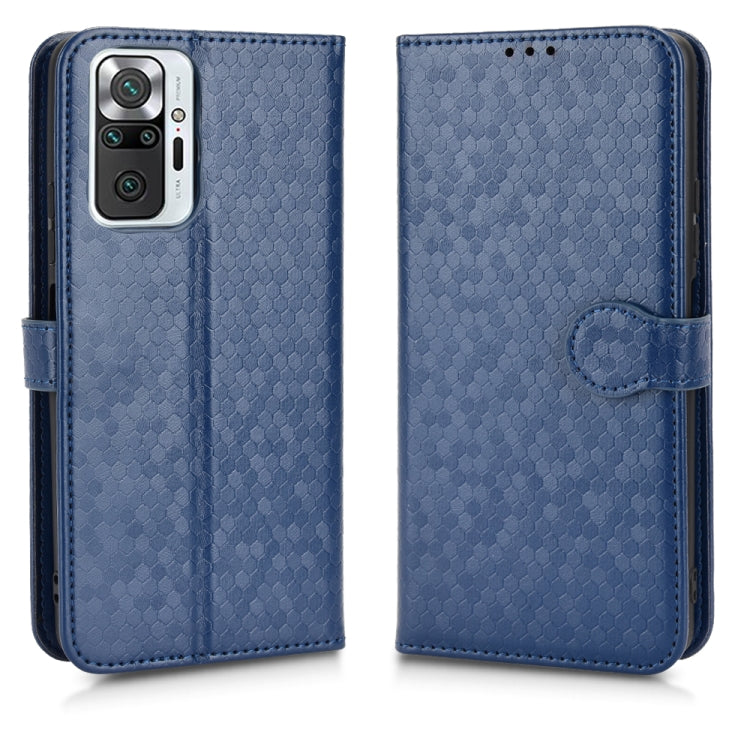 For Xiaomi Redmi Note 10 Pro 4G Honeycomb Dot Texture Leather Phone Case