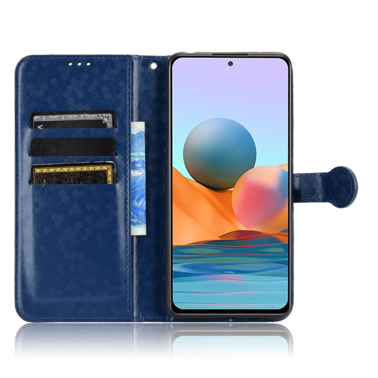 For Xiaomi Redmi Note 10 Pro 4G Honeycomb Dot Texture Leather Phone Case