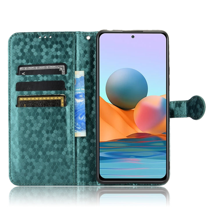 For Xiaomi Redmi Note 10 Pro 4G Honeycomb Dot Texture Leather Phone Case