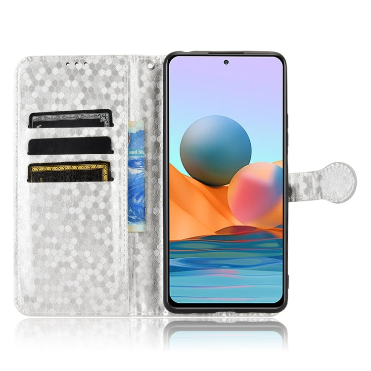 For Xiaomi Redmi Note 10 Pro 4G Honeycomb Dot Texture Leather Phone Case