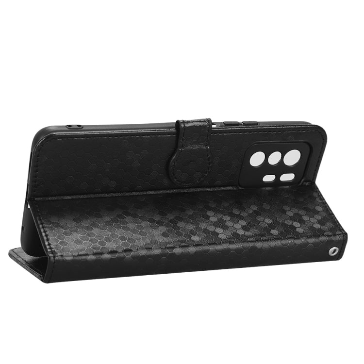 For Xiaomi Redmi Note 10 Pro 5G Honeycomb Dot Texture Leather Phone Case