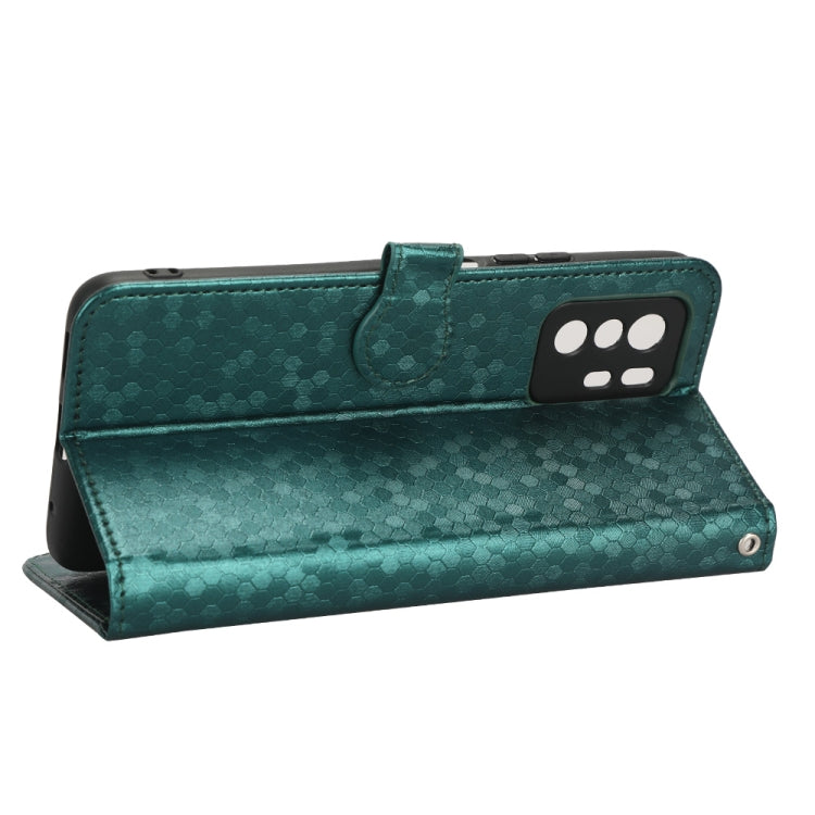 For Xiaomi Redmi Note 10 Pro 5G Honeycomb Dot Texture Leather Phone Case