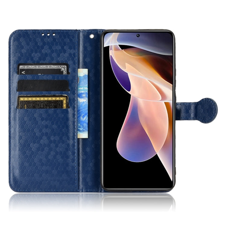 For Xiaomi Redmi Note 11 Pro 5G Honeycomb Dot Texture Leather Phone Case