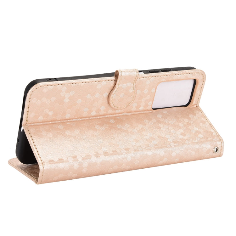 For Xiaomi Redmi Note 11E Honeycomb Dot Texture Leather Phone Case