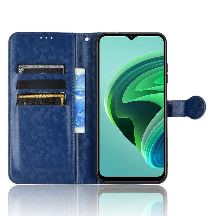 For Xiaomi Redmi Note 11E Honeycomb Dot Texture Leather Phone Case