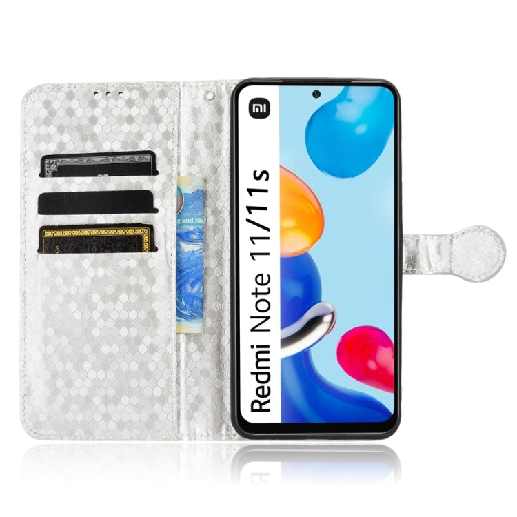 For Xiaomi Redmi Note 11 4G Global / 11S Honeycomb Dot Texture Leather Phone Case