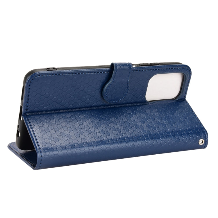 For Xiaomi Redmi Note 10 4G / 10S Honeycomb Dot Texture Leather Phone Case