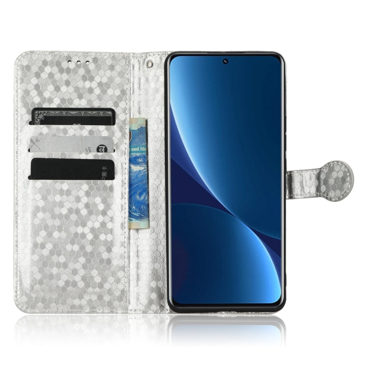 For Xiaomi 12 Lite Honeycomb Dot Texture Leather Phone Case