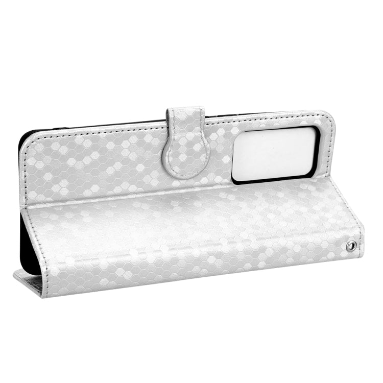 For Xiaomi 12 Lite Honeycomb Dot Texture Leather Phone Case