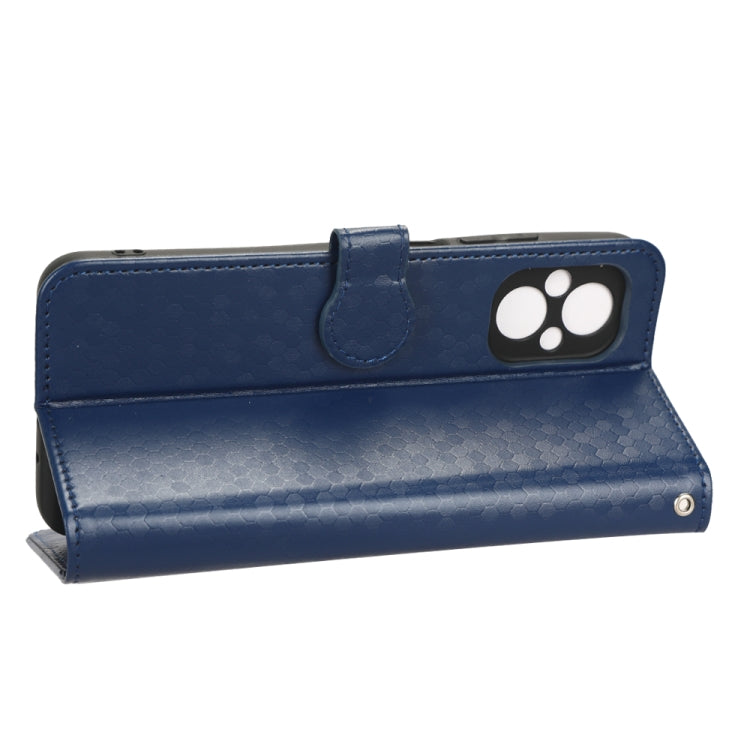 For Xiaomi Poco M5 Honeycomb Dot Texture Leather Phone Case