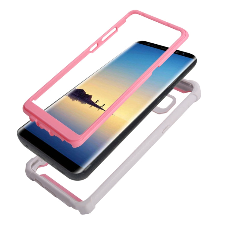 For Galaxy Note 8 Four-corner Shockproof All-inclusive Transparent Space Case