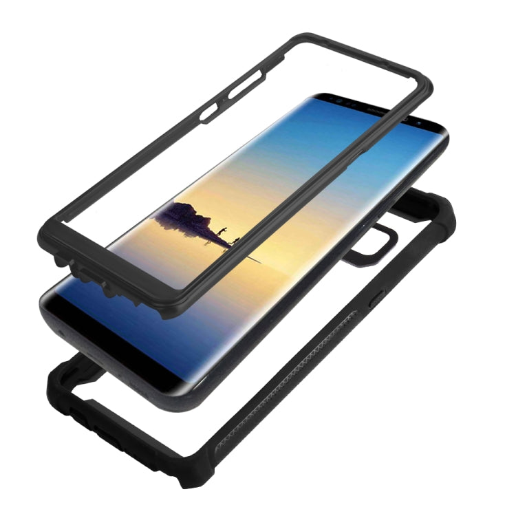 For Galaxy Note 8 Four-corner Shockproof All-inclusive Transparent Space Case