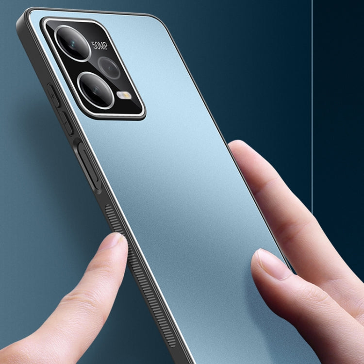 For Xiaomi Redmi Note 12 Pro+ China All-Inclusive Lens Frosted Metal Phone Case