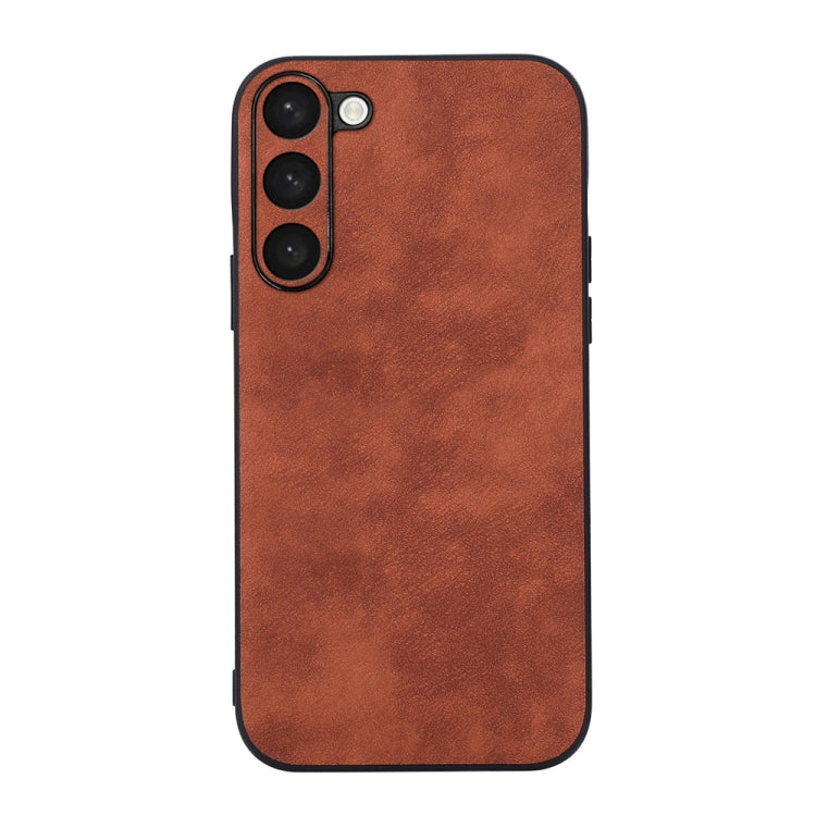 For Samsung Galaxy S23+ 5G Morocco Texture PU Phone Case