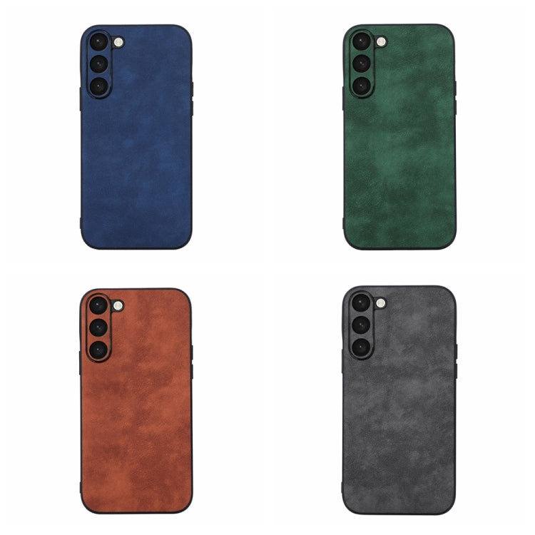 For Samsung Galaxy S23+ 5G Morocco Texture PU Phone Case