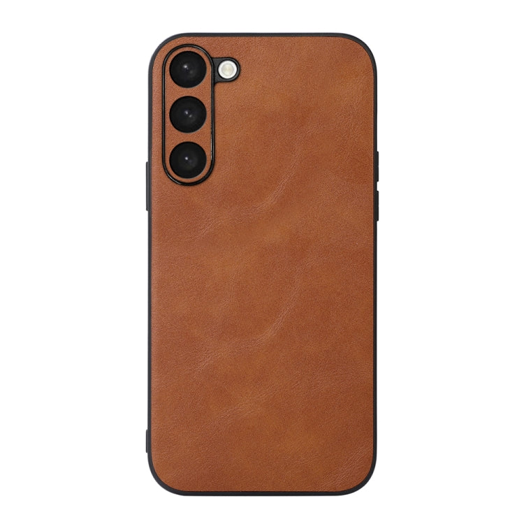 For Samsung Galaxy S23+ 5G Cowhide Texture PU Phone Case