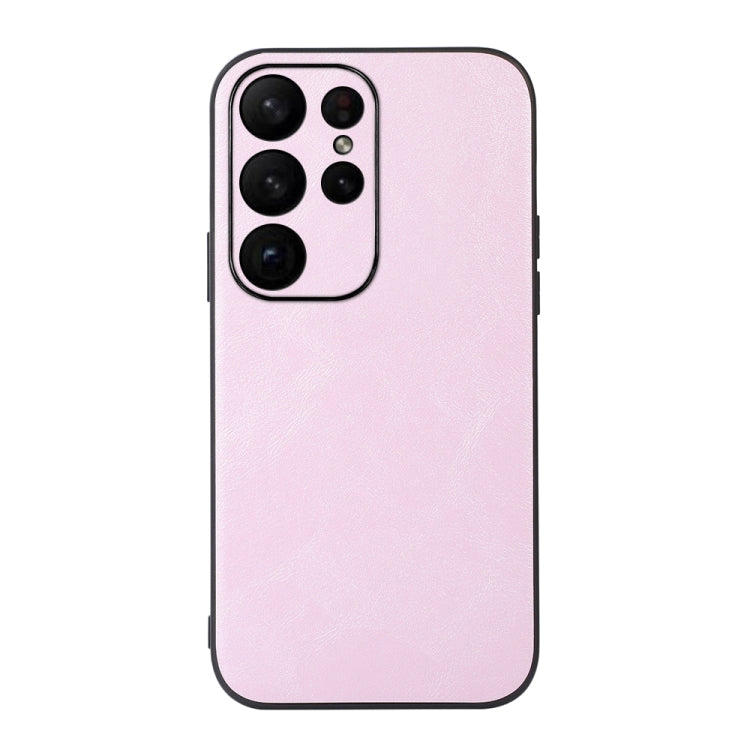 For Samsung Galaxy S23 Ultra 5G Cowhide Texture PU Phone Case