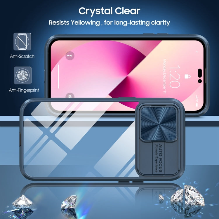 For iPhone 14 Pro Max 360 Full Body Sliding Camshield Phone Case