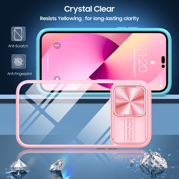For iPhone 14 Pro Max 360 Full Body Sliding Camshield Phone Case