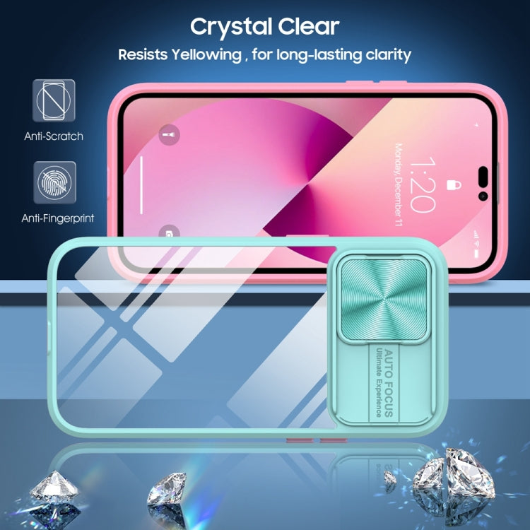 For iPhone 14 Pro Max 360 Full Body Sliding Camshield Phone Case
