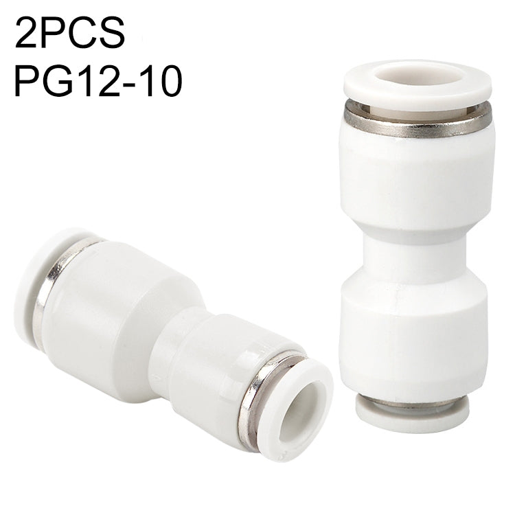 PG12-10 LAIZE 10pcs PG Reducing Straight Pneumatic Quick Fitting Connector