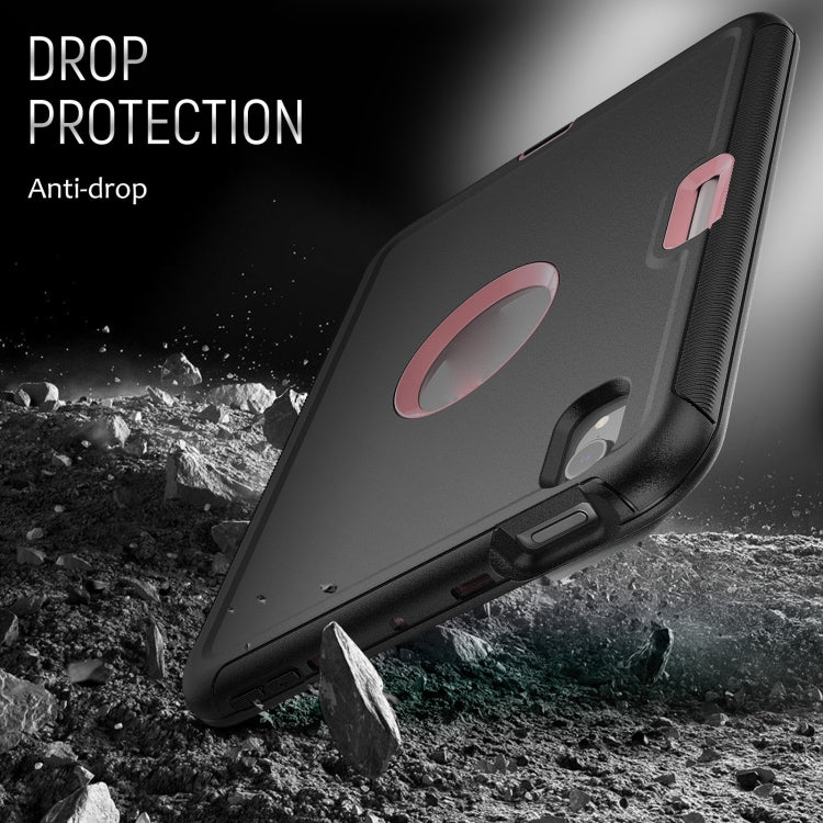 For iPad mini 6 3-Fold Amor Shockproof Smart Tablet Case