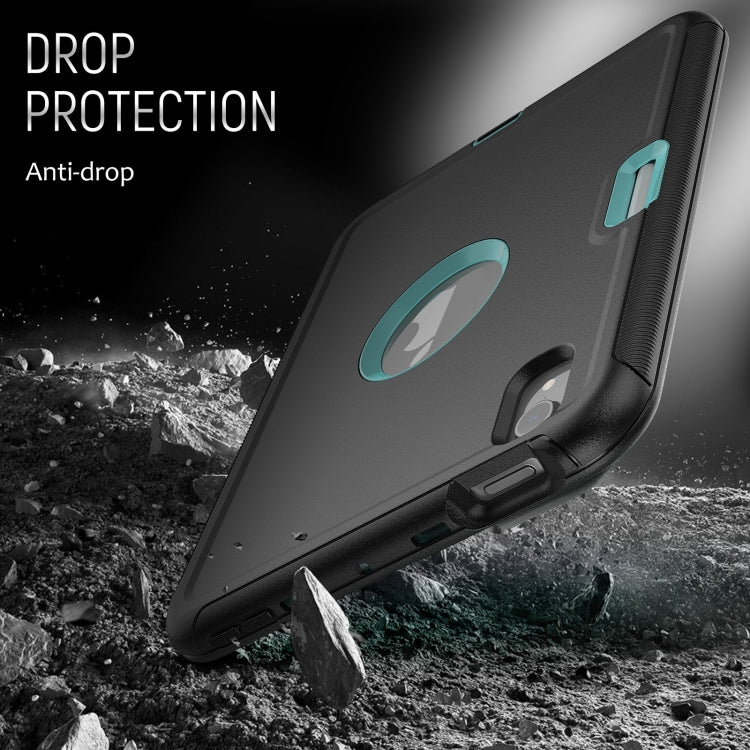 For iPad mini 6 3-Fold Amor Shockproof Smart Tablet Case