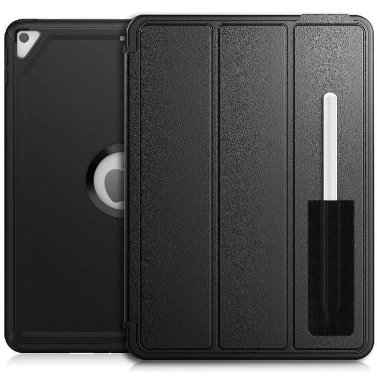 For iPad 10.2 2021 / 2020 / 2019 / Air 10.5 2019 3-Fold Amor Shockproof Smart Tablet Case