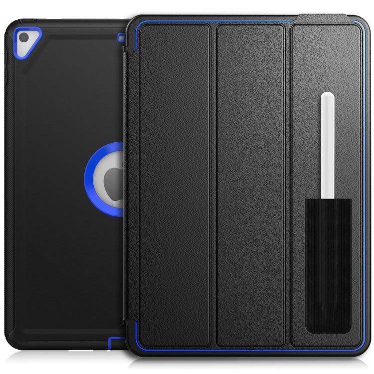 For iPad 10.2 2021 / 2020 / 2019 / Air 10.5 2019 3-Fold Amor Shockproof Smart Tablet Case