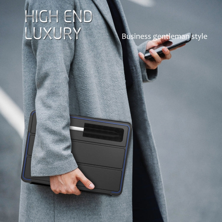 For iPad 10.2 2021 / 2020 / 2019 / Air 10.5 2019 3-Fold Amor Shockproof Smart Tablet Case