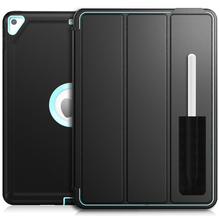 For iPad 10.2 2021 / 2020 / 2019 / Air 10.5 2019 3-Fold Amor Shockproof Smart Tablet Case