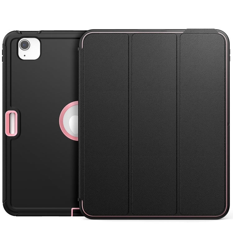 For iPad Pro 11 2022 / 2021 / 2020 / 2018 / Air 2020  10.9 / Air 2022 10.9 3-Fold Amor Shockproof Smart Tablet Case