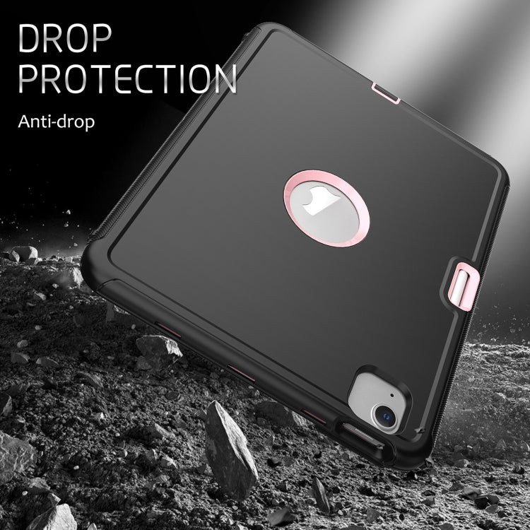 For iPad Pro 11 2022 / 2021 / 2020 / 2018 / Air 2020  10.9 / Air 2022 10.9 3-Fold Amor Shockproof Smart Tablet Case