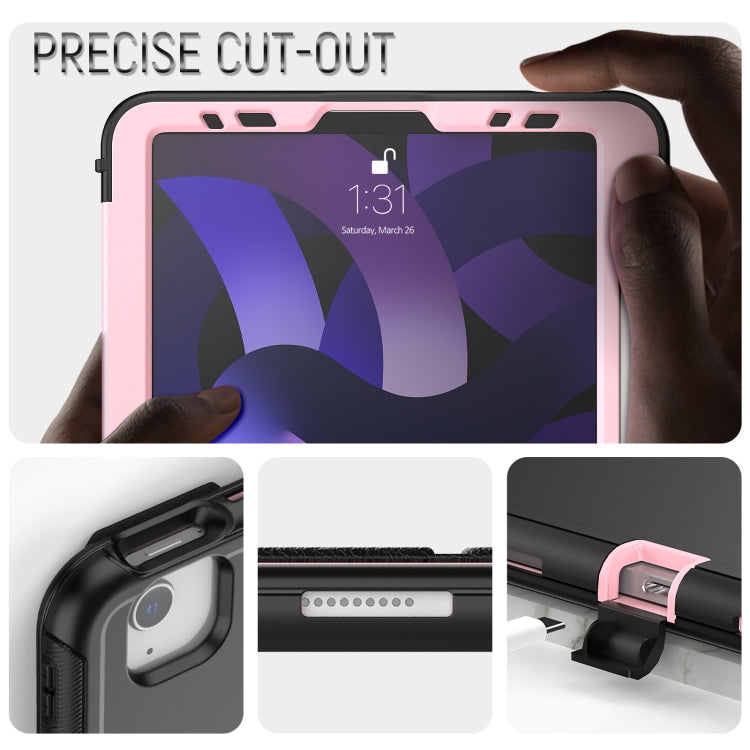 For iPad Pro 11 2022 / 2021 / 2020 / 2018 / Air 2020  10.9 / Air 2022 10.9 3-Fold Amor Shockproof Smart Tablet Case