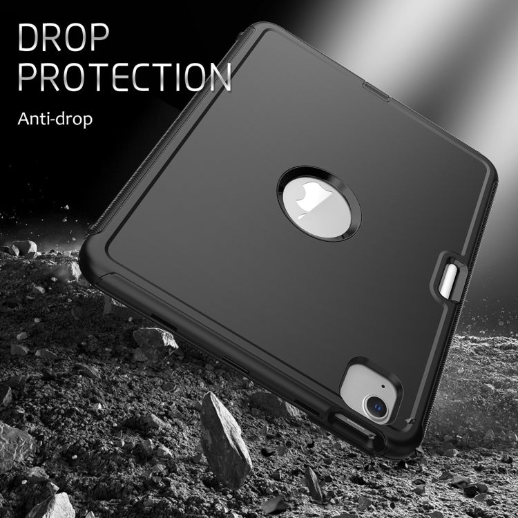 For iPad Pro 11 2022 / 2021 / 2020 / 2018 / Air 2020  10.9 / Air 2022 10.9 3-Fold Amor Shockproof Smart Tablet Case