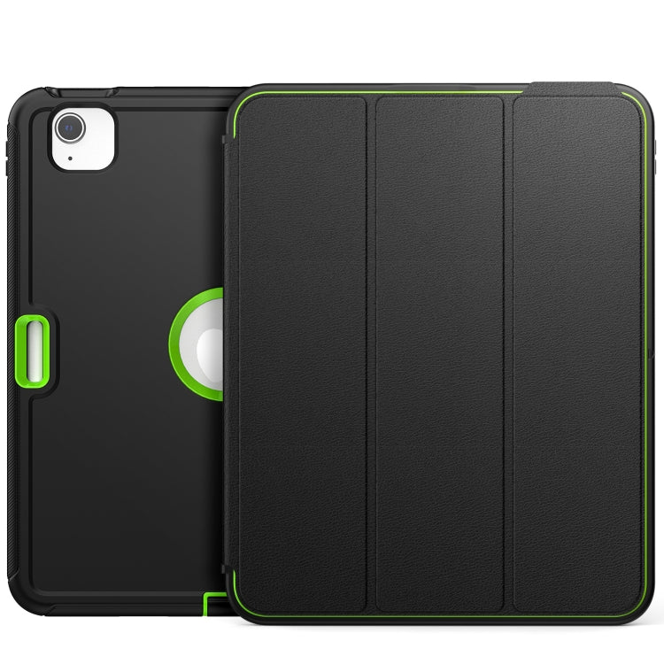 For iPad Pro 11 2022 / 2021 / 2020 / 2018 / Air 2020  10.9 / Air 2022 10.9 3-Fold Amor Shockproof Smart Tablet Case