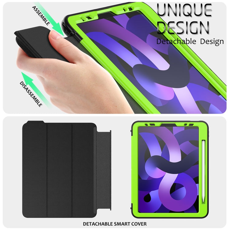 For iPad Pro 11 2022 / 2021 / 2020 / 2018 / Air 2020  10.9 / Air 2022 10.9 3-Fold Amor Shockproof Smart Tablet Case