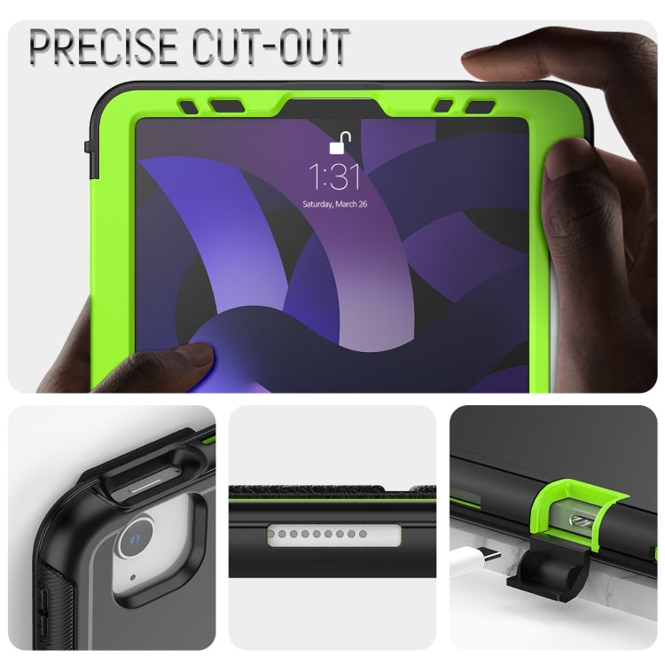 For iPad Pro 11 2022 / 2021 / 2020 / 2018 / Air 2020  10.9 / Air 2022 10.9 3-Fold Amor Shockproof Smart Tablet Case