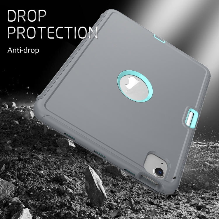 For iPad Pro 11 2022 / 2021 / 2020 / 2018 / Air 2020  10.9 / Air 2022 10.9 3-Fold Amor Shockproof Smart Tablet Case