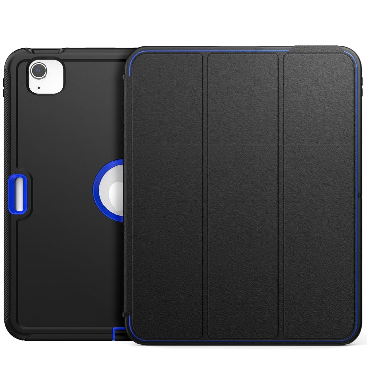 For iPad Pro 11 2022 / 2021 / 2020 / 2018 / Air 2020  10.9 / Air 2022 10.9 3-Fold Amor Shockproof Smart Tablet Case