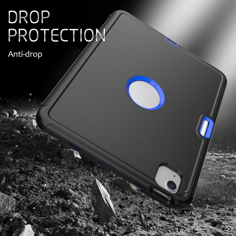 For iPad Pro 11 2022 / 2021 / 2020 / 2018 / Air 2020  10.9 / Air 2022 10.9 3-Fold Amor Shockproof Smart Tablet Case